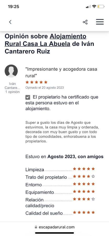 Alojamiento Rural Casa La Abuela Arbuniel Extérieur photo