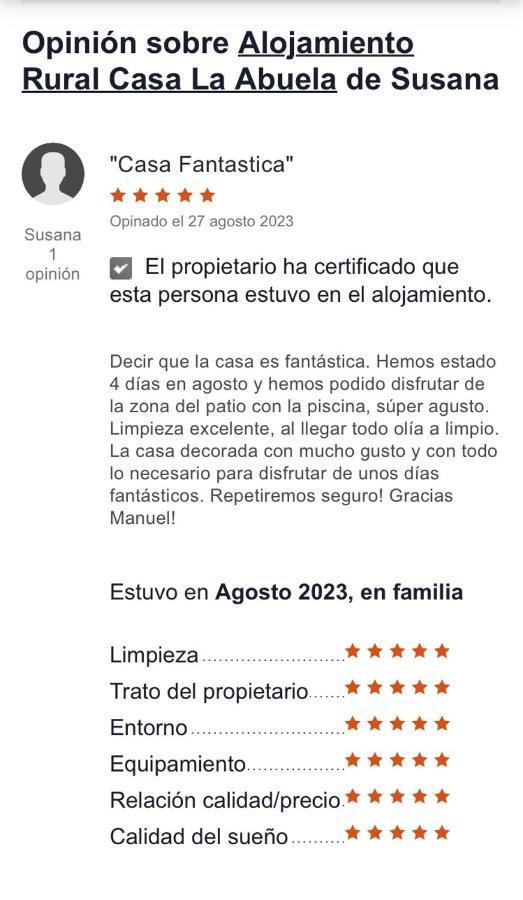 Alojamiento Rural Casa La Abuela Arbuniel Extérieur photo